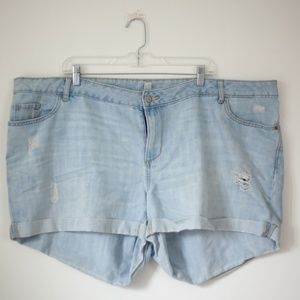 Old navy size 24 light denim shorts